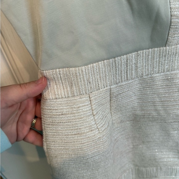 Spiegel Gray and Cream Mini Dress - Picture 3 of 4